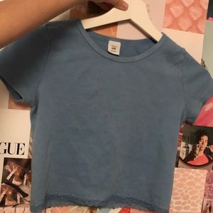 Rare Brandy Melville Blue Shirt